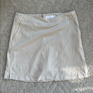 Lady Hagen Beige Golf Skort